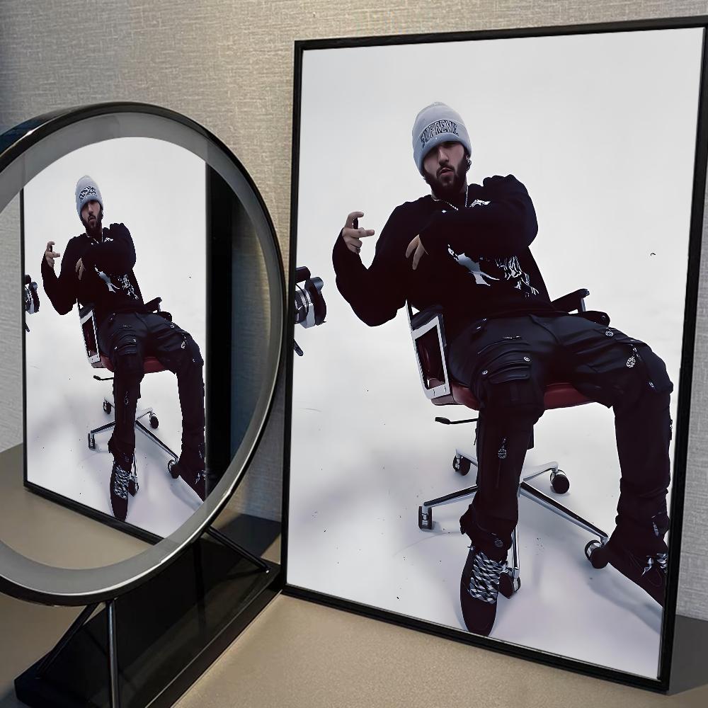 Рэпер O-Odetari Классические винтажные постеры Белая книга Печать постеров Художественное произведение Kawaii Декор комнаты