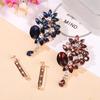 Korean Elegant Crystal Flower Scarf Buckle and Brooch
