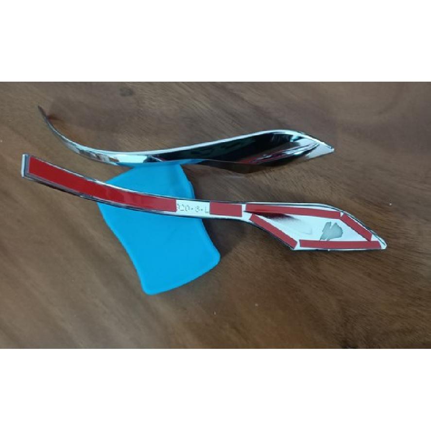 Chrome Rearview Mirror Side Stripe Lid Cover Trim For Honda CRV CR-V 2pcs