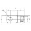 Nichifu bare breaker terminal CB 22-5S