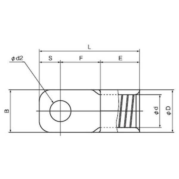 Nichifu bare breaker terminal CB 22-5S