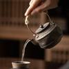 Japanese Kiln Change Gilded Iron Glaze Teapot Boutique Lifting Beam Pot Household Tea Maker Kettle Kung Fu Tea Teaware Ornaments