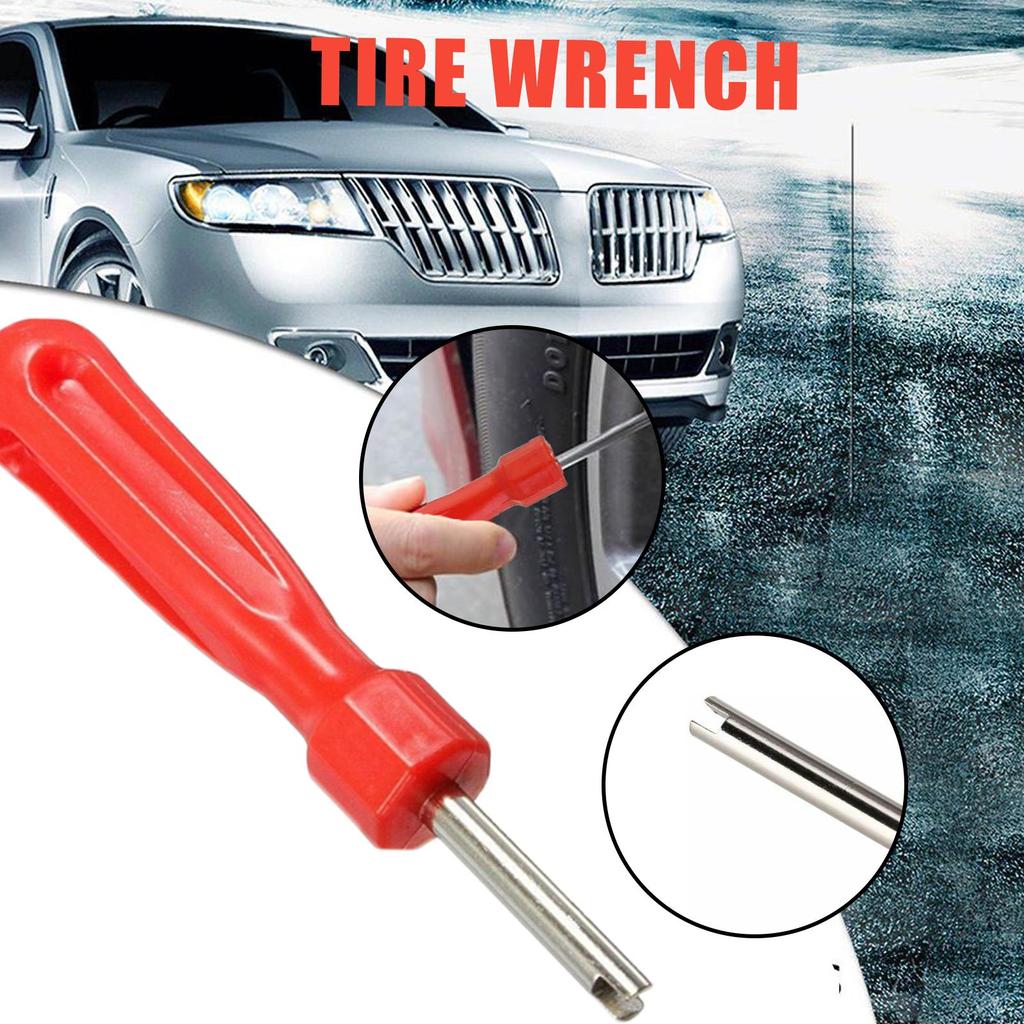 Portable Tire Valve Core Remover Installer Tool Removal Bike Screwdriver Wrench Tire Tool Motorcycle Car Repair Bicycle Too H1W6