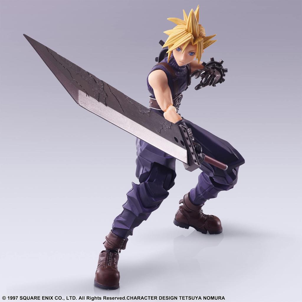 Final Fantasy VII Bring Arts PVC Painted Movable Figure <Cloud Strife>
