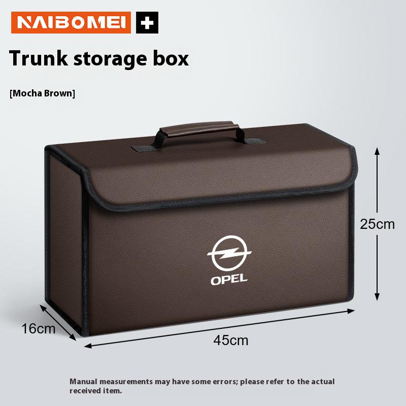 Car Trunk Storage Box Organizer Foldable Container Bag For Opel Corsa Insignia Mokka Vectra Vivaro Grandland Astra Zafira PG3