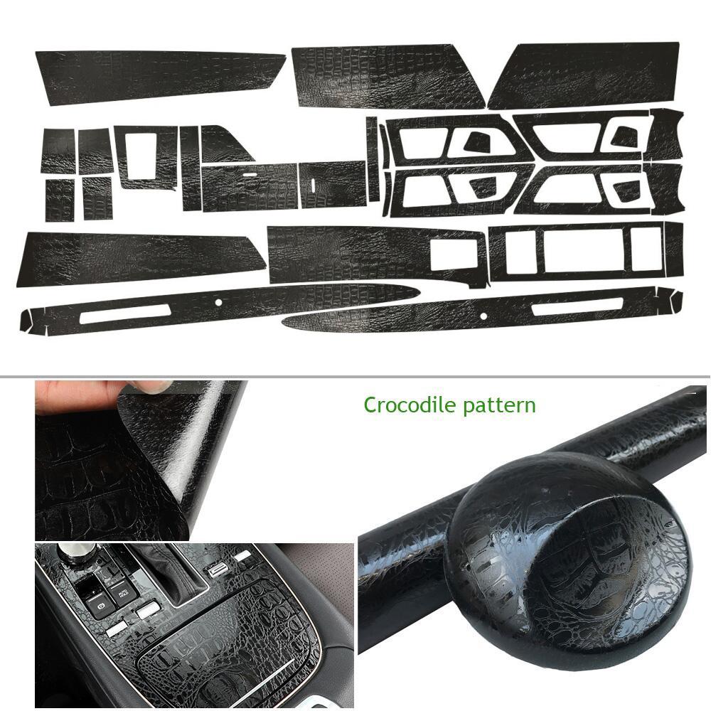 For Jaguar XF X250 2008-2015 Interior Central Control Panel Door Handle 5D Carbon Fiber Stickers Decals Car Styling Accessorie