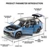 1:Масштаб 32 Ведущий Идеальный ONE NIO ES8 Внедорожник Модель Автомобиля Игрушка Симуляция Новые Энергетические Автомобили Звук Свет Коллекция Подарки для Детей