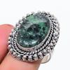 Natural Ruby Zosite Gemstone 925 Sterling Silver Jewelry Ring Size 10.5 y0L17
