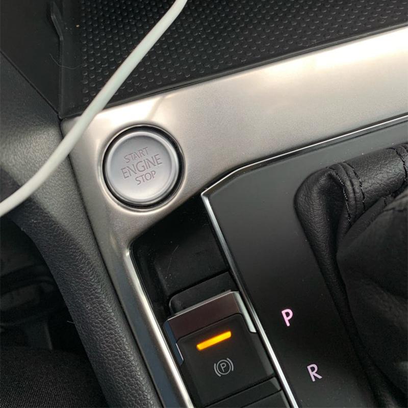 Стайлинг автомобиля, наклейки из нержавеющей стали, панель переключения передач, внутренняя отделка, литье для Volkswagen VW Tiguan 2020-2017