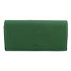 Длинный кошелек Sully 74691 Sully из натуральной коровьей кожи, кошелек на молнии, длинный кошелек большой емкости, зеленый [COMSA] женский [70]