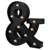 Newly Design Led Letters Lights 26 Alphabet Black Decorative Marquee Lamps for Wedding Party Birthday Home Bar Decoration
