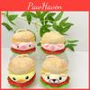 Animal Doll Burger With Capybaras Dogs Pigs Chickens Designed Pendant Keychain