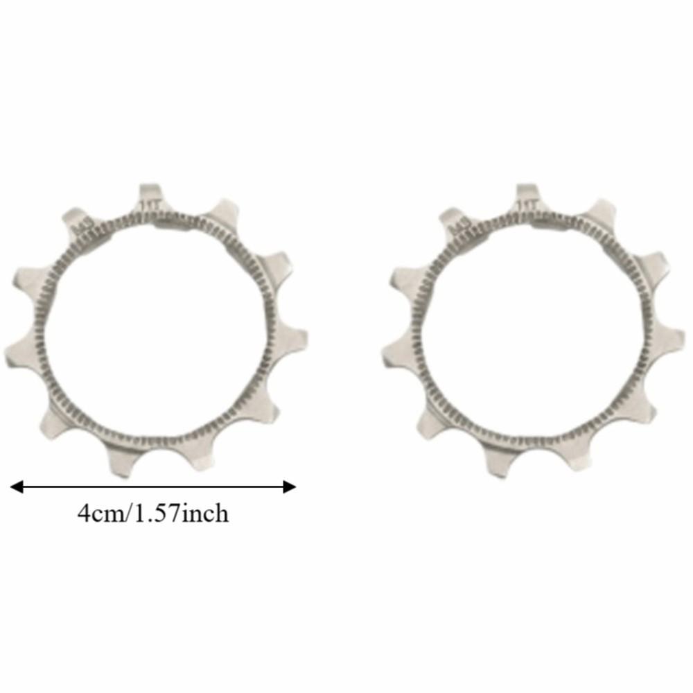2PCS 11T/12T/13T Bicycle Cassette Cog Steel Fixed Gear Cog Durable Bike Freewheel  Road Bike