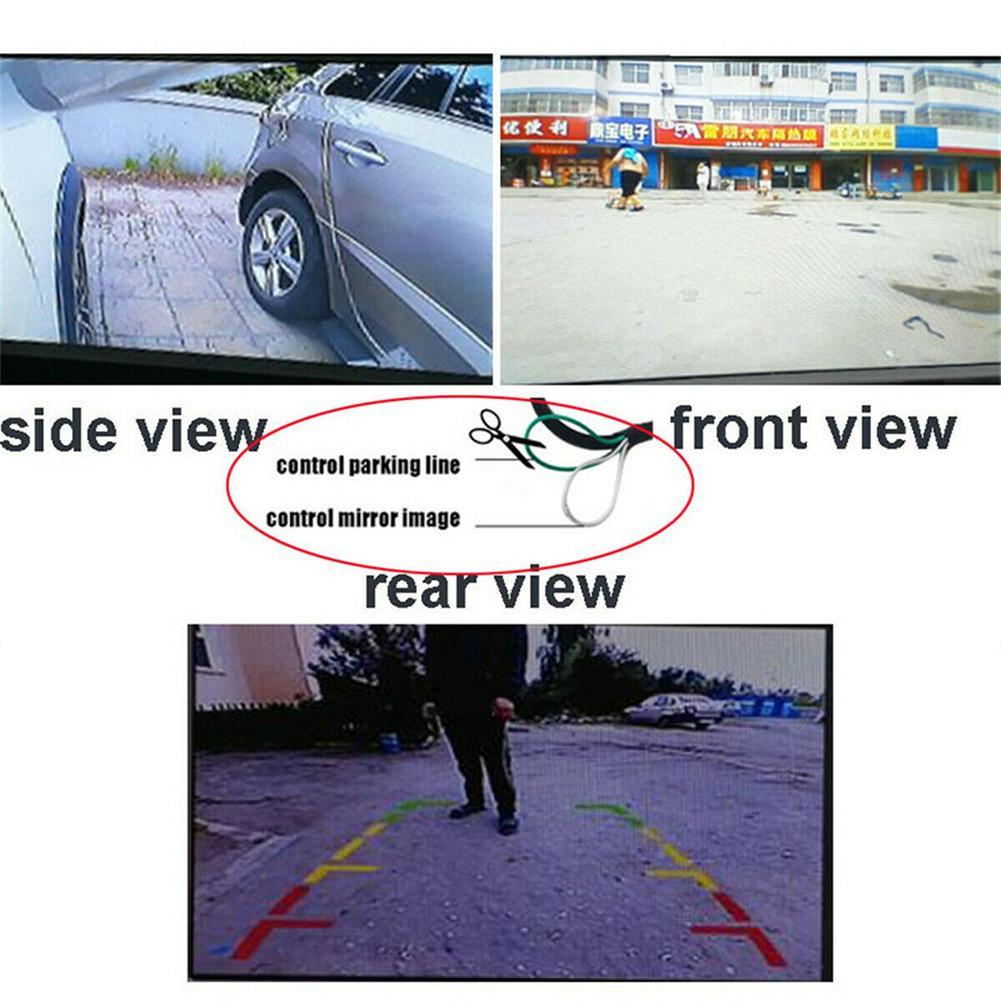 360. Car Rear Front Side View Backup Reversing Camera 1 Pcs Waterproof T6P7 E4K9