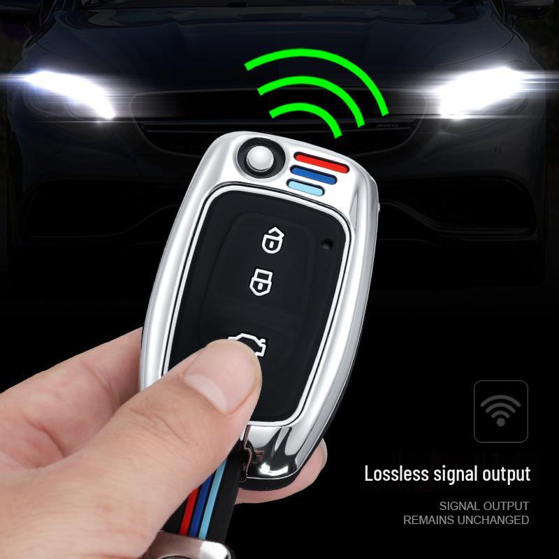 Southeast Lingzhi V5/V6 Key Cover: Metal Shell with Buckle