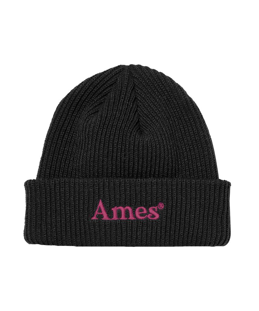 AMES-WORLDWIDE Базовая шапка с логотипом Угольный