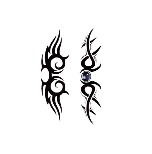 Наклейка с изображением головы волка, значение волчьей дороги, доминирующая имитация, рисунок тигра и лисы, водонепроницаемая наклейка с изображением татуировки с переносом воды