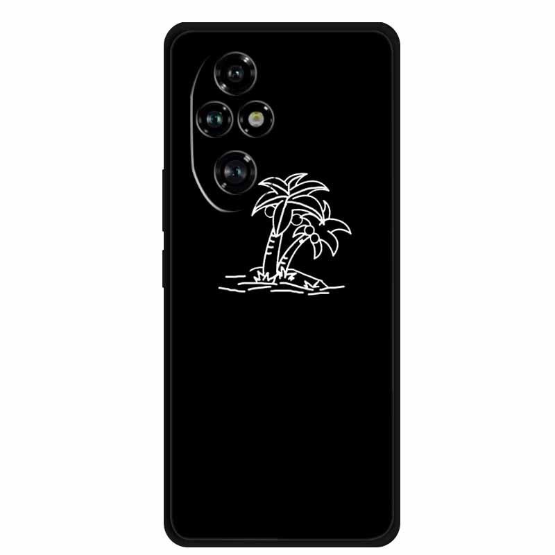 Черный мягкий ТПУ чехол для Honor 200 Pro 5G Домашняя версия