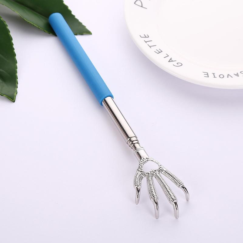 Телескопическая чесалка для спины Eagle Claw, массажер для спины из нержавеющей стали, чесалка для тела