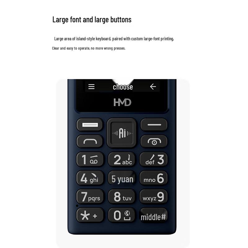 Кнопочный телефон HMD 101 4G (Китайская версия)