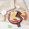 Children's Wooden Simulation Pizza Puzzle Toy