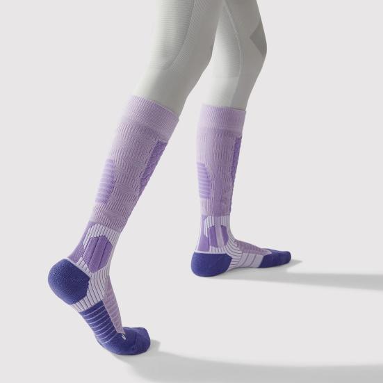 Yousheng Женские утепленные лыжные носки из шерстяной смеси, до колена, термоноски, дышащие компрессионные спортивные носки с защитой от запаха для зимних видов спорта, походов, охоты