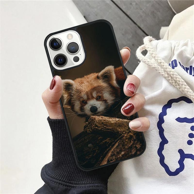 Чехол для телефона Красная панда Милое животное Для iPhone 17 Air 15 16 Чехол 11 13 14 Pro Max 12 Plus Max Fundas