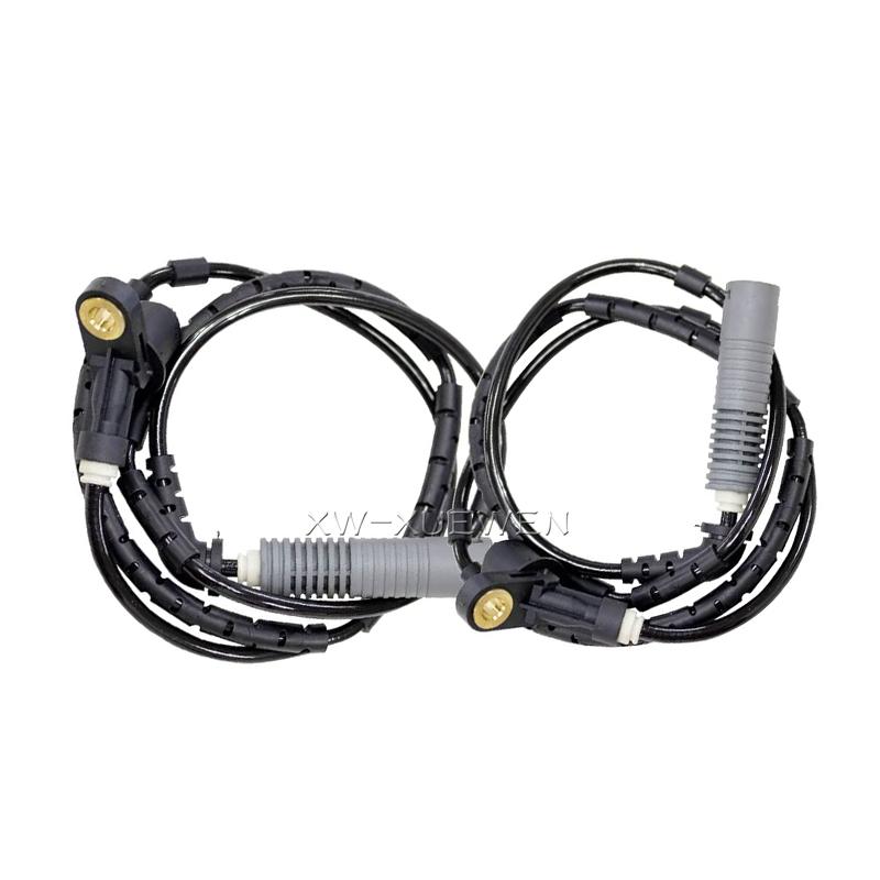 2PCS Front and Rear ABS Wheel Speed Sensor 34521164651 34521164652 34521165609 34521164370 For BMW E46 330Ci M54306S3