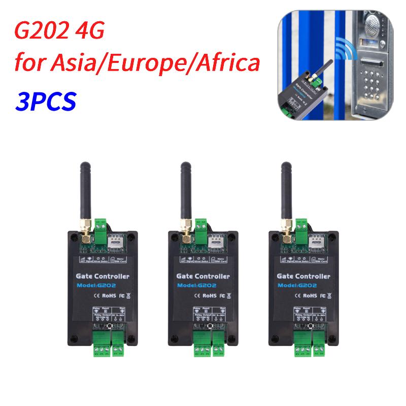 1-5 шт. GSM 2G 4G LTE Контроллер открывателя ворот G202 G201 SMS Дистанционное управление Реле-переключатель Беспроводной открыватель двери 850/900/1800/1900 МГц