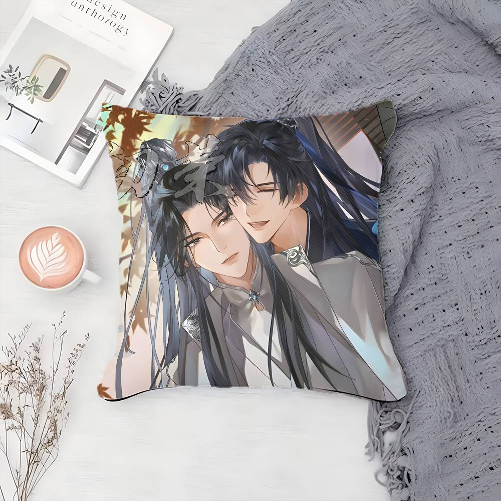 Грандмастер Демонического Культивирования-МТ Наволочка с Принтом Наволочка Гостиная Диван Подушка Чехол Спальня Комната Декор
