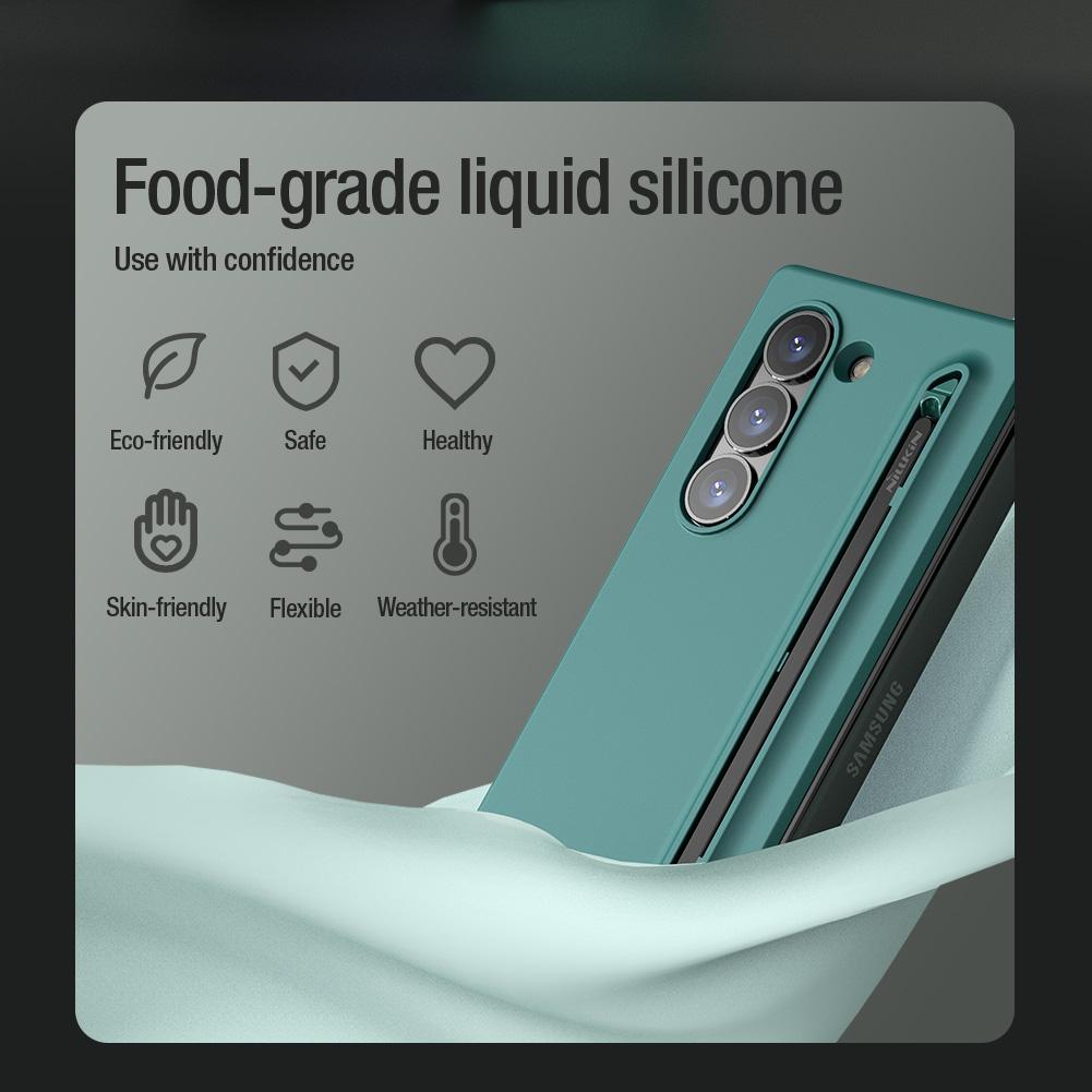 NILLKIN Чехол для Samsung Galaxy Z Fold 6 Flex Pure Fold ( версия с S-ручкой ) Чехол для телефона Samsung Galaxy Z Fold6 с гнездом для ручки, задняя крышка