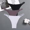 FINETOO 3PCS/Set Women's Lingerie Panties Cotton Gstring Female Underpants Sexy Letter Panties Thong Pantys Underwear Intimates