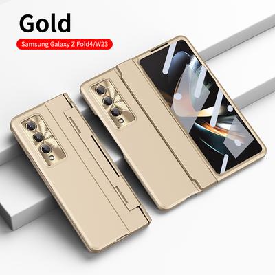 Защитный чехол с выравнивающим шарниром для Samsung Galaxy Z Fold 4 5g, чехол с передней защитной пленкой для Z Fold4, противоударная задняя крышка