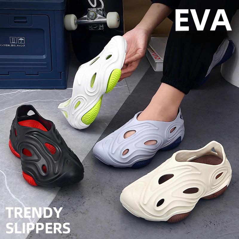 2025 Foam Runner Shoes Comfort Platform Lightweight Slipper Non-Slip Quick-Drying Cloud Slide Slip-On Soft Sport Beach Sandals