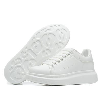 Популярная обувь белого цвета с высококачественной толстой подошвой, универсальная спортивная и прогулочная обувь, обувь для пар