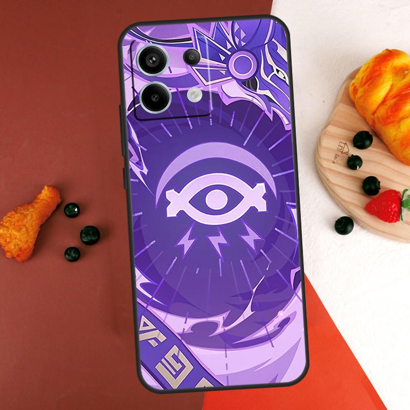 Чехол Genshin Impact Cyno для Xiaomi Redmi Note 14 13 Pro 9 10 11 12 Pro 10S 11S 12S Redmi 14C 13C 10C 12C