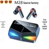 Cross-Border M28 Bluetooth Gaming Headset - Dual Ear 5.3, Competitive X15 for Android & Apple