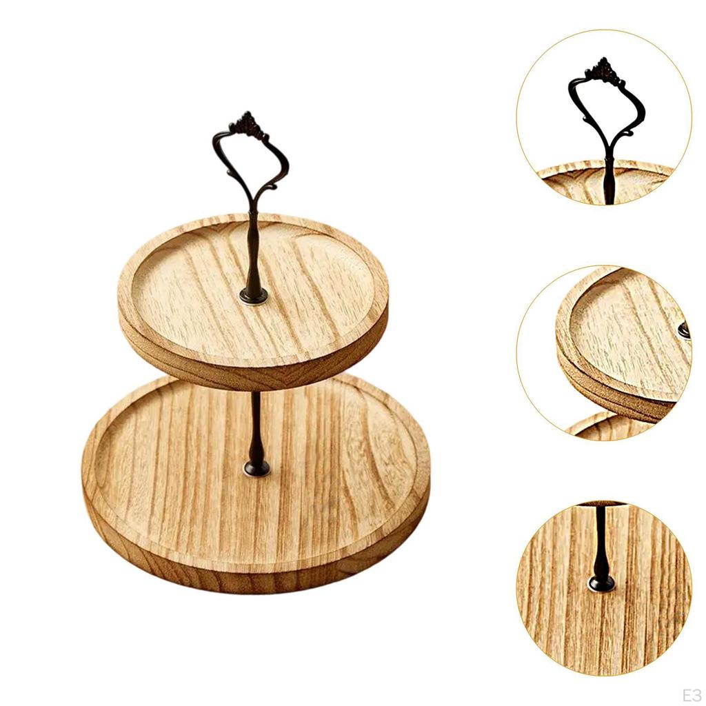 Подставка для кексов, подставка для печенья, двухъярусная универсальная подставка для фруктов, закусок, десертов на день рождения