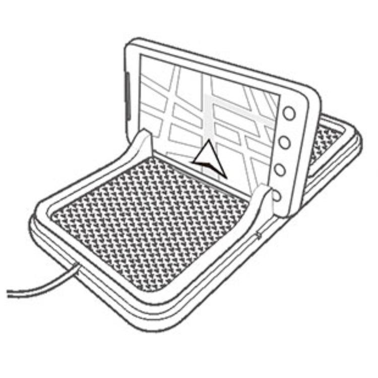 C6 Wireless Charging Anti-Slip Phone Holder for Apple, Samsung, Huawei, Xiaomi - QI Compatible.