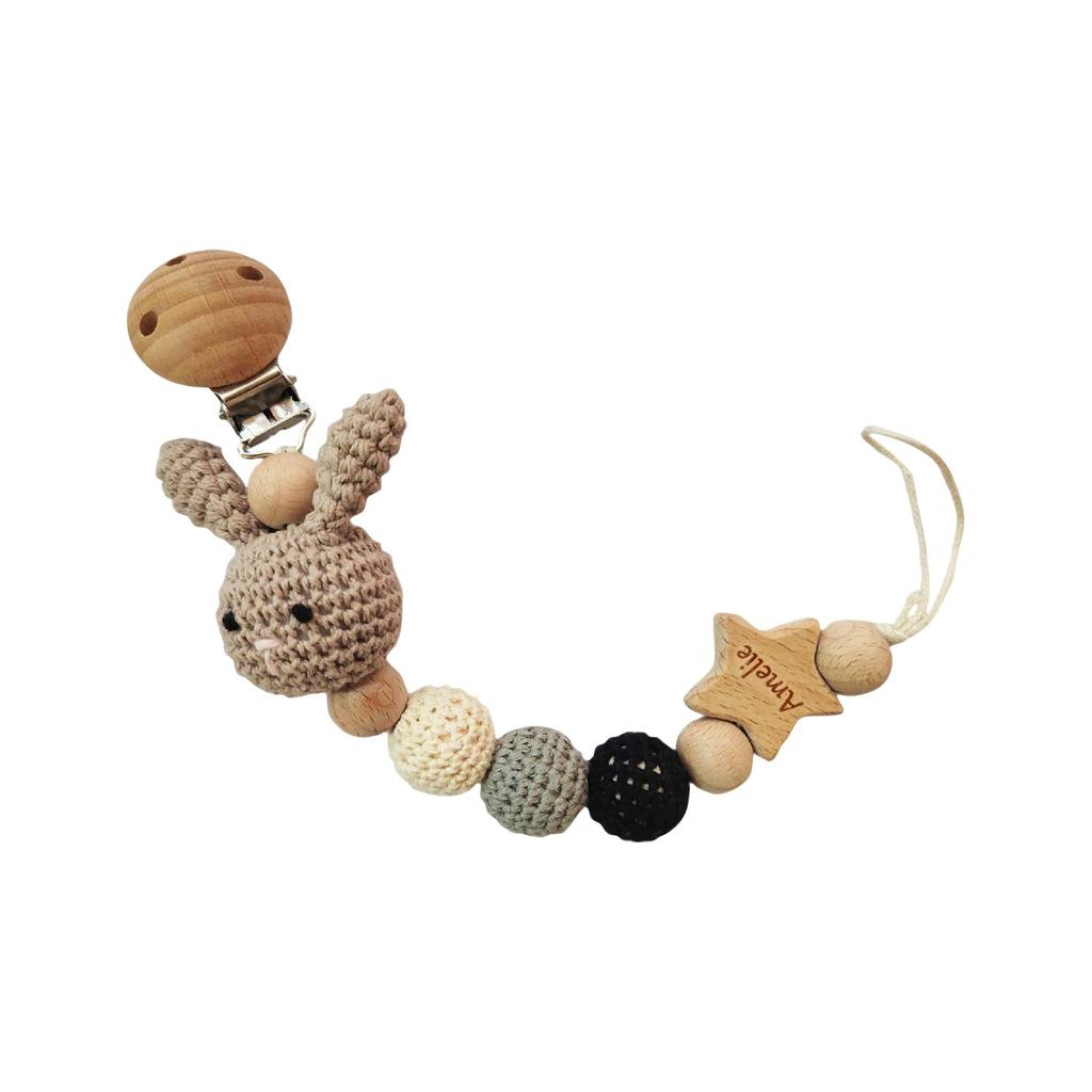 Персонализированная гравировка зажима для пустышки для новорожденного, подвесной цепочки для пустышки, цепочка для детской пустышки, защищающая от падения