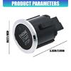 DG9T14C376ADW Dashboard Start Stop Button Switches for F150 F250 F350 Vehicle Push Start Repair, Black Silver Trim, ABS Housing