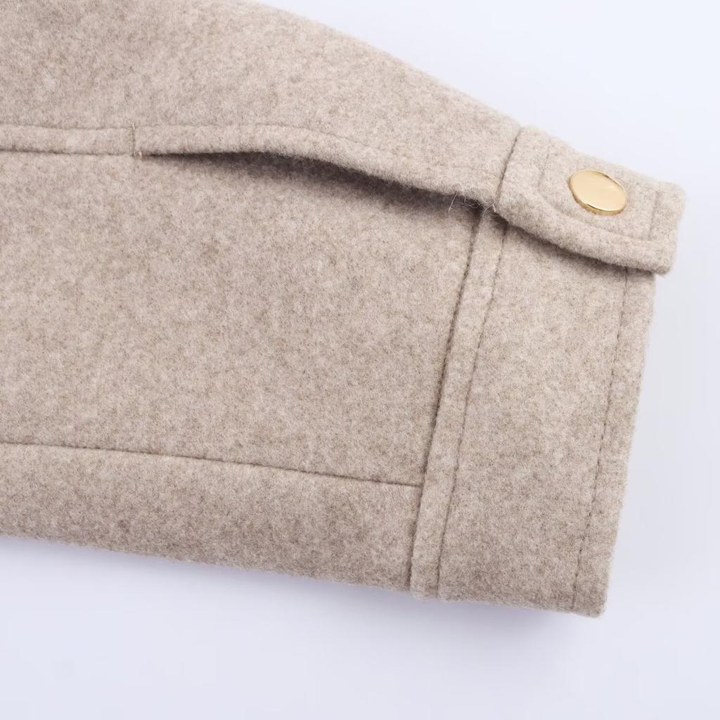 Женская куртка из искусственной замши на пуговицах, оверсайз, со сборкой по подолу, короткой длины, повседневная винтажная верхняя одежда с карманами