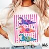 Colorful Otter Tshirt, Floral Folk Art River Animal Shirt, Cute Otter Graphic Tee, Whimsical Comfort Colors Otter Lover Gift