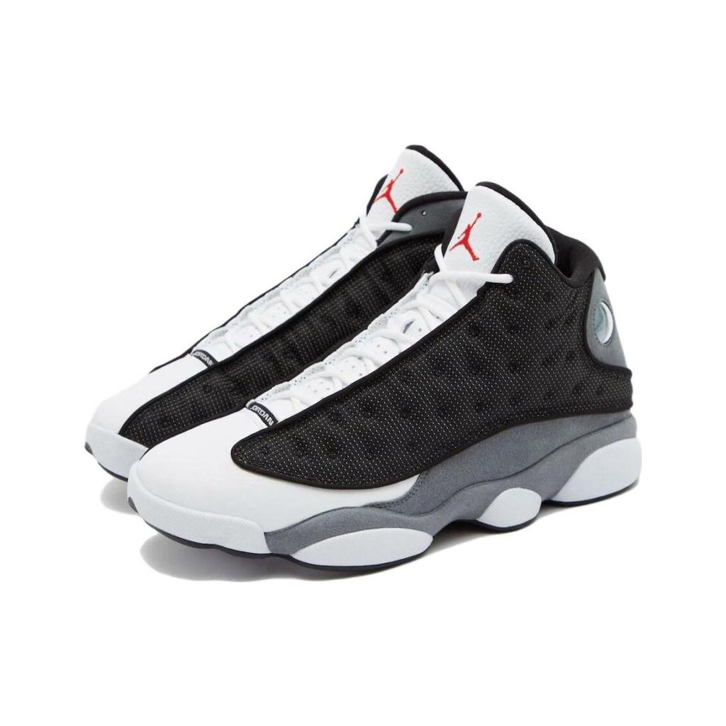 Air Jordan 13 Retro Black Flint Men Sneakers University-Red Flint-Grey White DJ5982-060