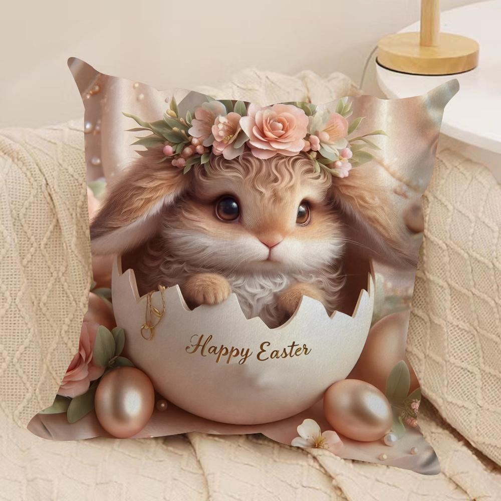 Good Christ funny Jesus Cushion Cover Silky Short Plush Invisible Zipper Dustproof Sofa Pillow Case for Home Decor