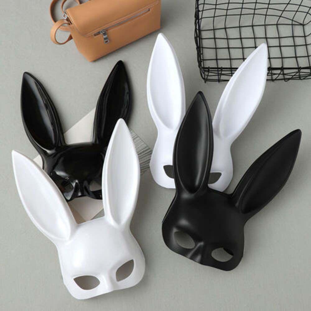 Decoration Gifts Party accessories Bunny Mask Women Half Mask Rabbit Ears Mask Halloween Mask