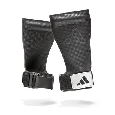 Размер силовых захватов Adidas (Пара) - Черный/Белый, L/XL (Ладонь 11-13см) ADST-13399BK