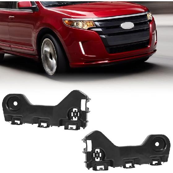 BXZ Front Bumper Cover Support Bracket Retainer Reinforcement Pair For Ford Fusion 2010 2011 2012