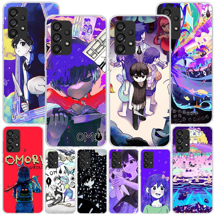 Game O-Omori Cartoon Phone Case For Samsung Galaxy A52 A32 A22 A12 A51 A31 A50S A30S A20S A10S Note 20 Ultra 10 Plus S10 A72 A71