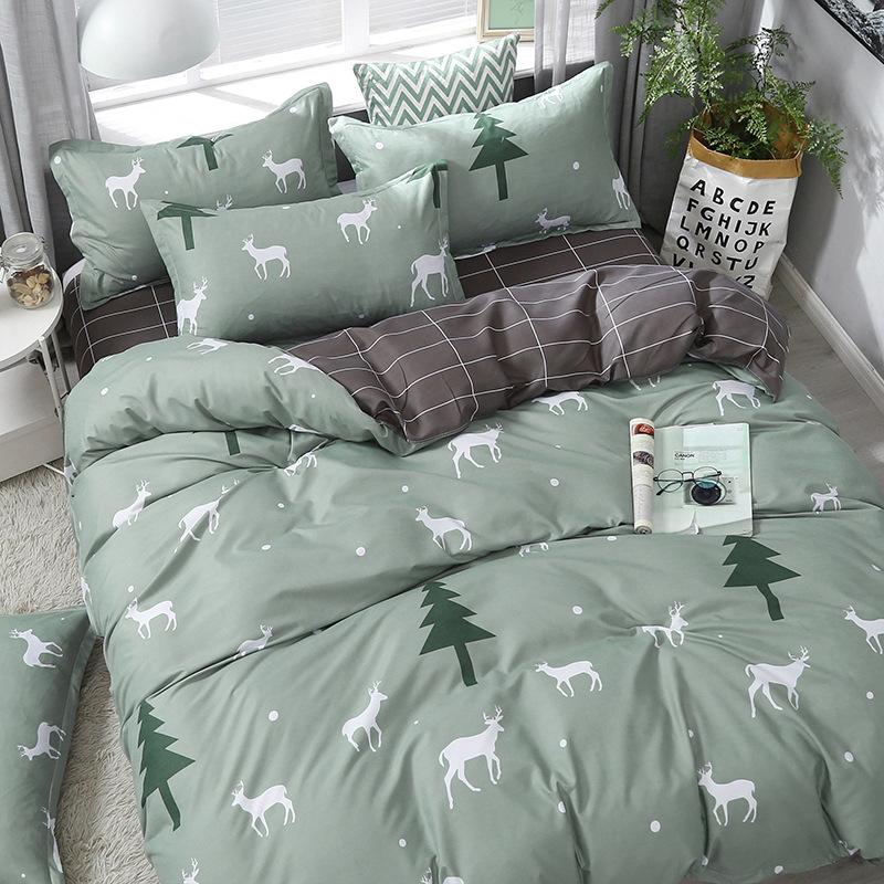 Комплекты постельного белья Пододеяльник Хлопок Одноместный Двойной Queen King Size Пододеяльник / Пододеяльник Комплект льна
